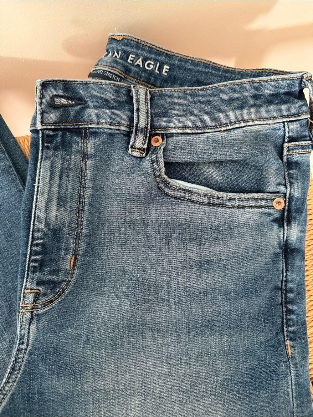 American Eagle Outfitters Women’s Blue Denim Jeans - Picture 8 of 15